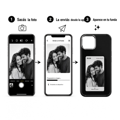 Funda NFC con Pantalla E-Ink Personalizable para iPhone