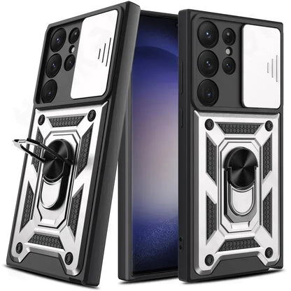Funda Armor Pro 360° con Soporte Giratorio y Protección Reforzada para Samsung