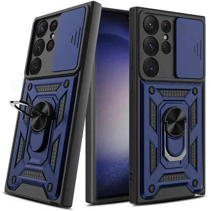 Funda Armor Pro 360° con Soporte Giratorio y Protección Reforzada para Samsung