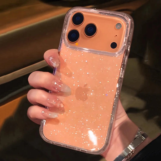 Funda iPhone Purpurina Transparente Antigolpes — iPhone 7 al 17