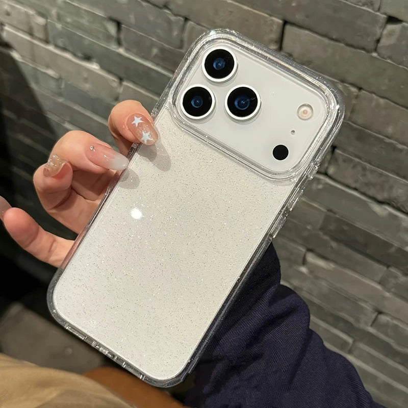 Funda iPhone Purpurina Transparente Antigolpes — iPhone 7 al 17