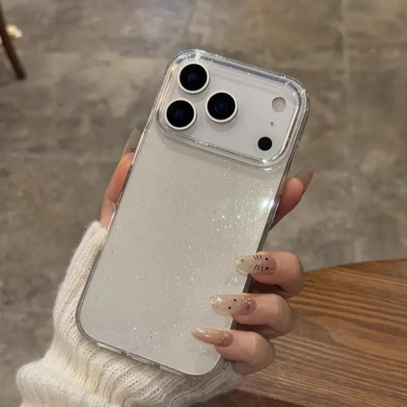 Funda iPhone Purpurina Transparente Antigolpes — iPhone 7 al 17